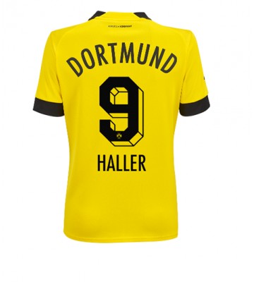 Borussia Dortmund Sebastien Haller #9 Hjemmedrakt Kvinner 2022-23 Kortermet